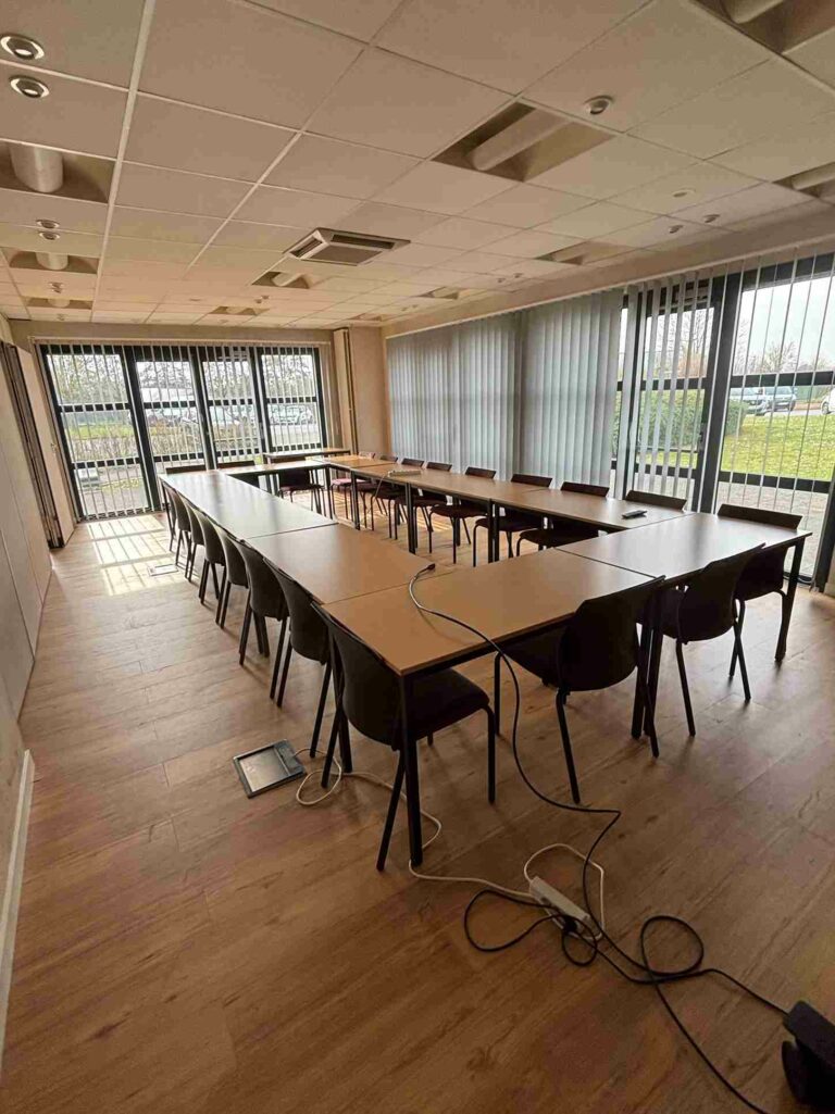 Aménagement de 500m2 de bureaux pose de sols plancher3
