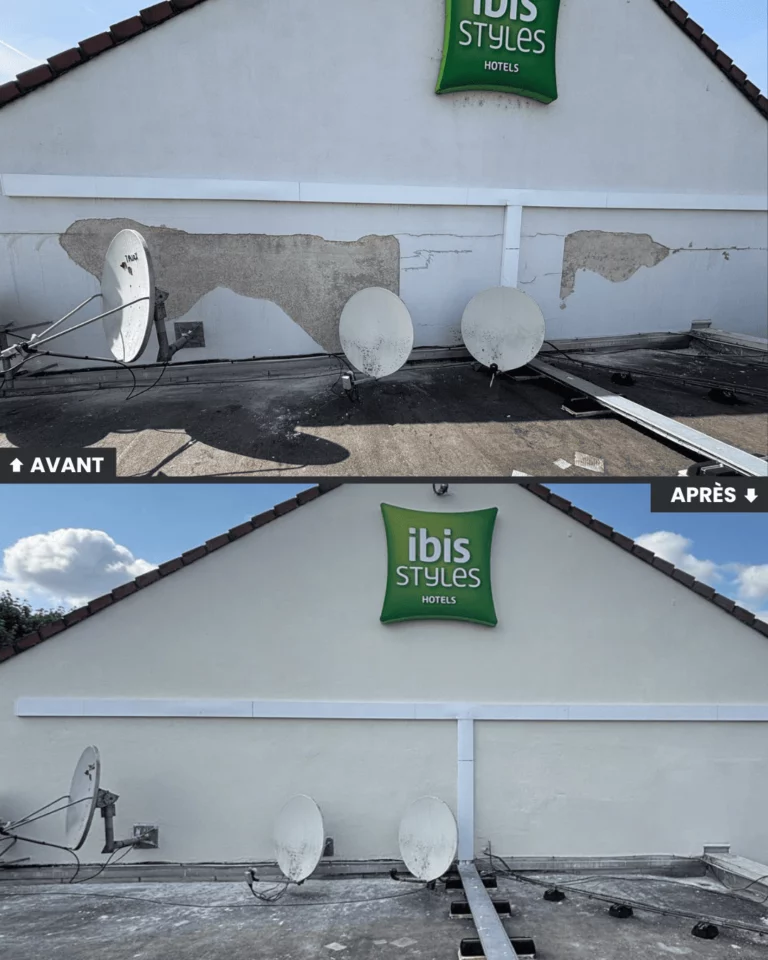 Rénovation-peintures-avant-après-façade-toit